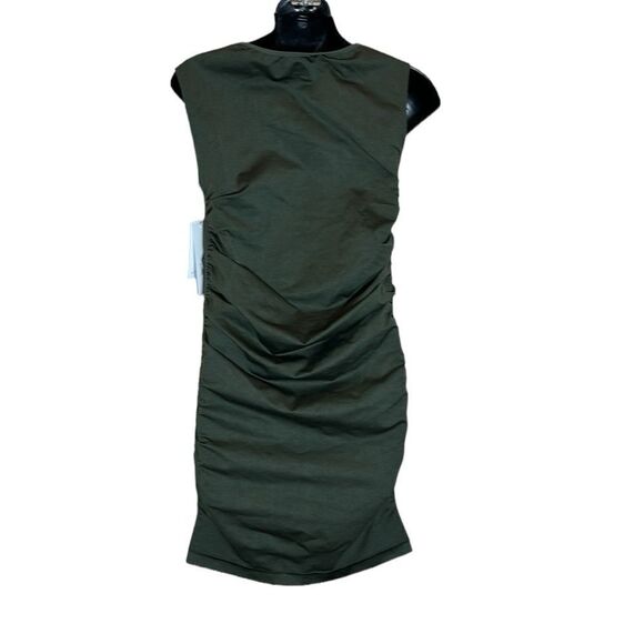 Blanqi everyday essentials sleeveless dress green new medium/large maternity - Picture 10 of 10